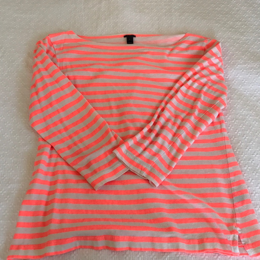 J. Crew boatneck 3/4 length top